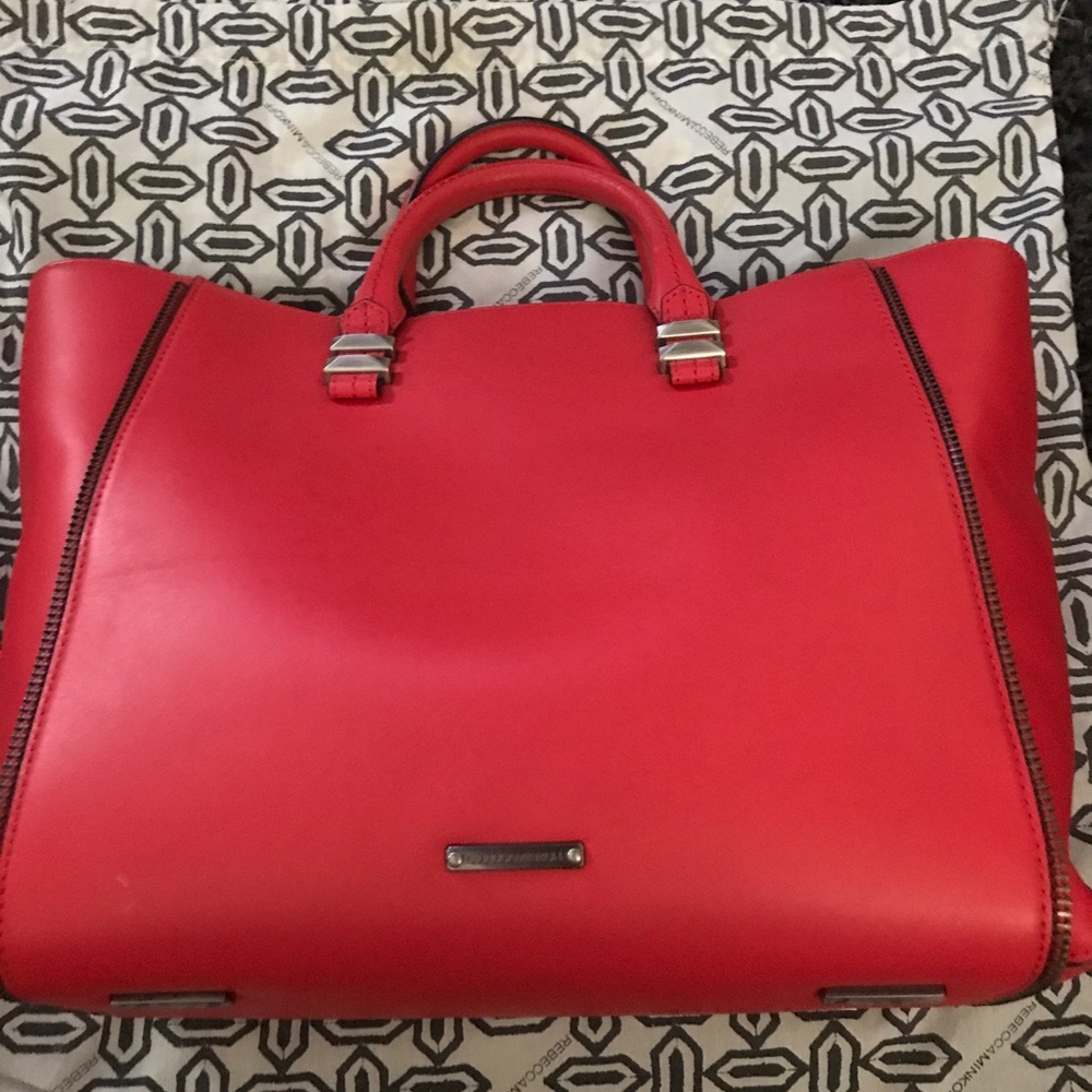 Authentic Rebecca Minkoff red tote